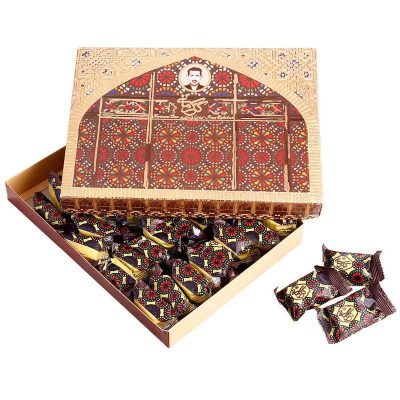 گز کرمانی 38 درصد مغز بادام لقمه مخصوص - 450 گرم