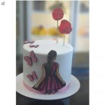 ابزار تزیین کیک بهگز مدل دختر پروانه ای