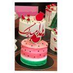 ابزار تزیین کیک بهگز مدل هندوانه مجموعه 4 عددی