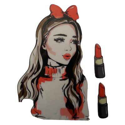 ابزار تاپر تزیین کیک بهگز مدل Girll lux مجموعه 3 عددی