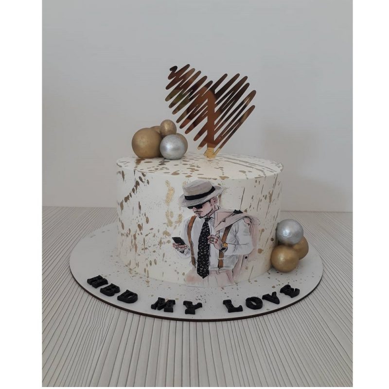 تاپر تزیین کیک بهگز مدل lux Boy