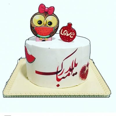 تاپر تزیین کیک به گز مدل جغد