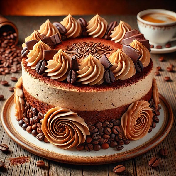 پودر کیک قهوه رشد برای صبحانه