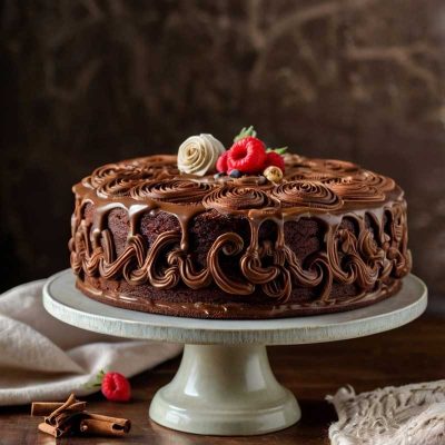 پودر کیک دارچین کاکائو رشد کافی شاپی