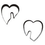 کاتر برش شیرینی پزی بهگز مدل Hearts - مجموعه 2 عددی