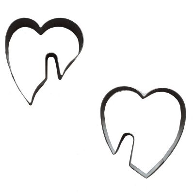کاتر برش شیرینی پزی بهگز مدل Hearts - مجموعه 2 عددی