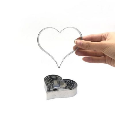 کاتر شیرینی پزی بهگز مدل Hearts مجموعه 7 عددی
