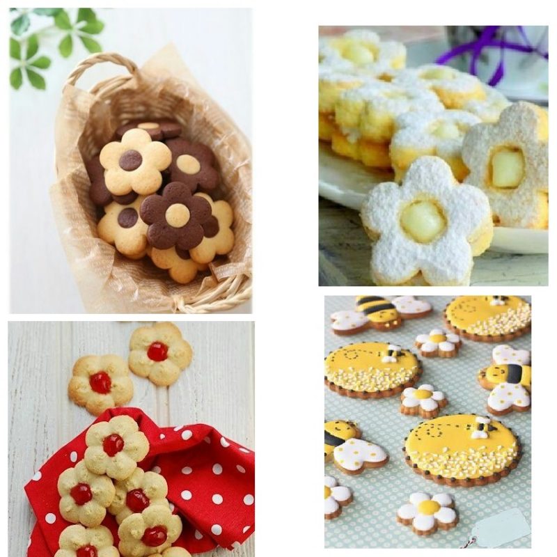 کاتر شیرینی پزی بهگز مدل Flowers مجموعه6 عددی