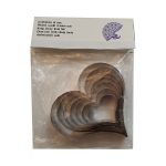 کاتر شیرینی پزی بهگز مدل Hearts مجموعه 7 عددی