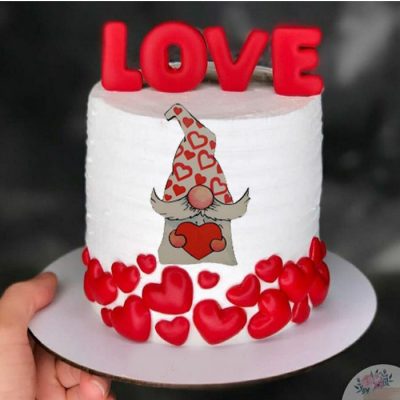 تاپر تزیین کیک به گز مدل old heart