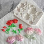 قالب فوندانت بهگز مدل Rose flower