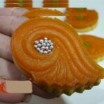 کاتر شیرینی پزی به گز مدل پر طاووس مجموعه 2 عددی