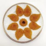کاتر شیرینی پزی به گز مدل پر طاووس مجموعه 2 عددی