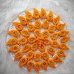 کاتر شیرینی پزی به گز مدل پر طاووس مجموعه 2 عددی