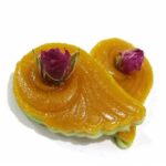کاتر شیرینی پزی به گز مدل پر طاووس مجموعه 2 عددی