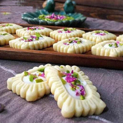 کاتر شیرینی پزی بهگز مدل شیرینی مربایی مجموعه 3 عددی