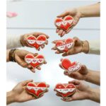 کاتر شیرینی پزی بهگز مدل قلب کد 4 مجموعه 4 عددی