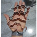 کاتر شیرینی پزی بهگز مدل سبیل مجموعه 3 عددی