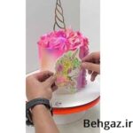 مش استنسیل اسب تک شاخ یونیکورن