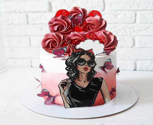 ایده های زیبا برای تزیین کیک تولد دخترانه