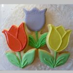 کاتر شیرینی پزی به گز مدل گل لاله
