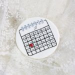 ابزار تزیین کیک به گز مدل استامپ طرح تقویم