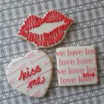 ابزار تزیین کیک به گز مدل استنسیل کوکی طرح Love