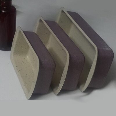 قالب کیک به گز مدل لوف مستطیل مجموعه 3 عددی