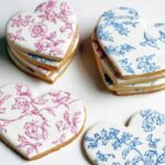 ابزار تزیین کیک به گز مدل شابلون استنسیل طرح گل رز