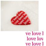 ابزار تزیین کیک به گز مدل استنسیل کوکی طرح Love