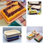 قالب کیک به گز مدل مستطیل گرانیتی