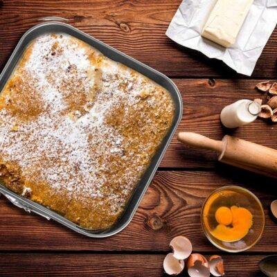 قالب کیک به گز مدل چهار گوش طرخ کمربندی