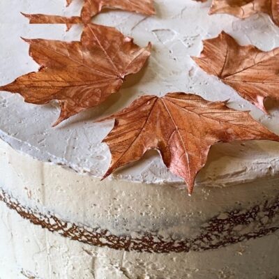 کاتر شیرینی پزی به گز مدل برگ مجموعه 4 عددی
