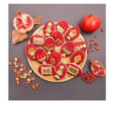 کاتر شیرینی پزی به گز مدل یلدا مجموعه 10 عددی