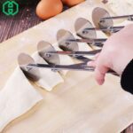 ابزار تزیین کیک به گز مدل غلطک برش خمیر طرح هفت چرخ
