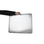 قالب و دیس کیک موج مدل مستطیل لبه کوتاه رولتی سایز 25×35 - تصویر 2