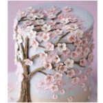کاتر شیرینی پزی به گز مدل شکوفه بهاری مجموعه 4 عددی