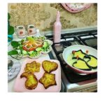 قالب تخم مرغ به گز مدل بته جقه