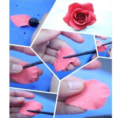 ابزار تزیین فوندانت به گز مدل سمبه مجموعه 4 عددی