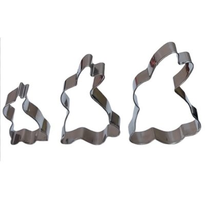 کاتر شیرینی پزی به گز مدل خرگوش مجموعه 3 عددی