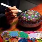 ابزار تزیین فوندانت به گز مدل داتینگ نقطه کوبی مجموعه 5 عددی