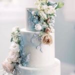 زیره کیک مدل استند طرح حاشیه گل