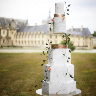 استراکچر کیک به گز مدل نیم دایره معلق