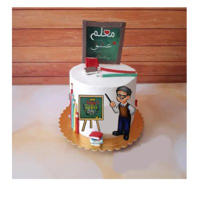 ابزار تزیین کیک به گز مدل معلم مهربان مجموعه 2 عددی