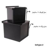قالب نان تست و کروسان تفلون مدل مربع بزرگ سایز 15 - تصویر 6