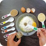 پیمانه اندازه گیری مدل لیوانی و قاشقی مجموعه 10 عددی