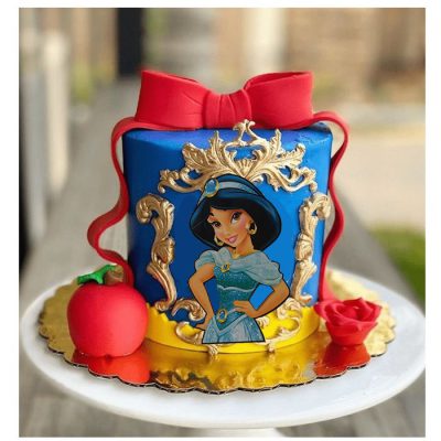 تاپر تزیین کیک به گز مدل پرنسس