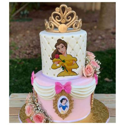 تاپر تزیین کیک به گز مدل بانوی قصر بزرگ