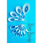 پیمانه اندازه گیری آشپزخانه و شرینی پزی پلاستیکی مدرج