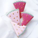 کاتر شیرینی پزی به گز مدل مثلث مجموعه 4 عددی